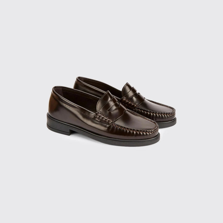 Harvard Ladies Casual Loafer, Mahogany