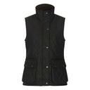 Haxby Ladies Wax Diamond Quilted Gilet vest, olivengrøn