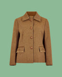 Hillside Ladies Tweed Jacket - Camel Twill