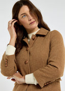 Hillside Ladies Tweed Jacket - Camel Twill