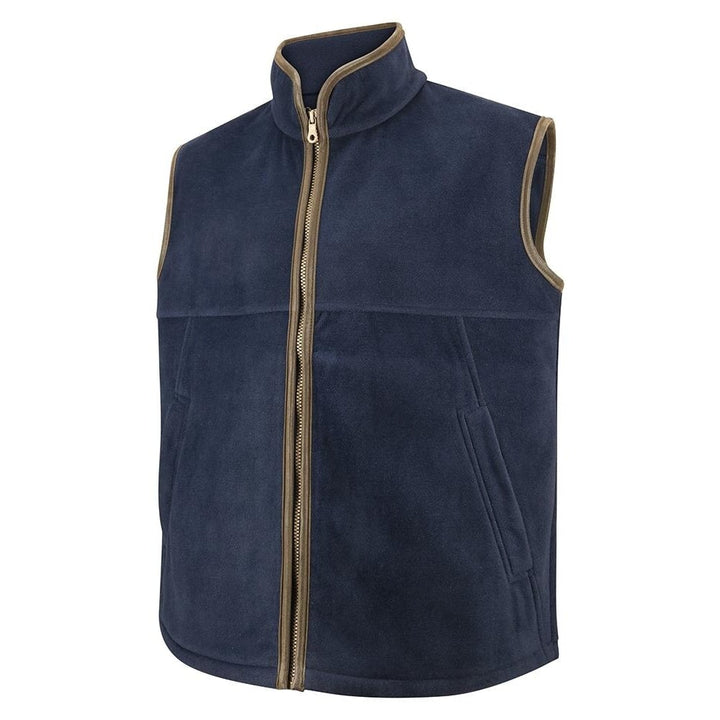 Stenton Marineblå Fleece Gilet vest