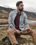 Archerfield Denim Shirt skjorte, lys blå