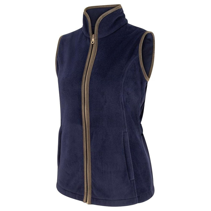 Stenton Ladies Marineblå Fleece Gilet vest