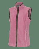 Stenton Ladies Dusky Pink Fleece Gilet vest