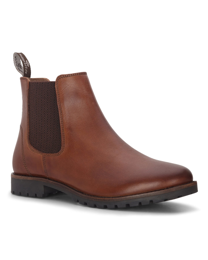 Ladies Jodhpur Dealer Boot, tan mellembrun