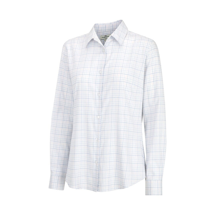 Callie Ladies Twill Check Shirt skjorte, blå/pink tern