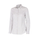Callie Ladies Twill Check Shirt skjorte, grøn/gul/rød tern