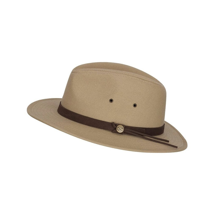 Panmure Canvas Foldable Hat, sand, (with carry bag)