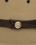 Panmure Canvas Foldable Hat, sand, (with carry bag)