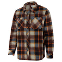 Brucefield Plaid Shacket overshirt, brun/blå tern