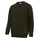 Stirling II pullover, bomuld, v-hals, fern green