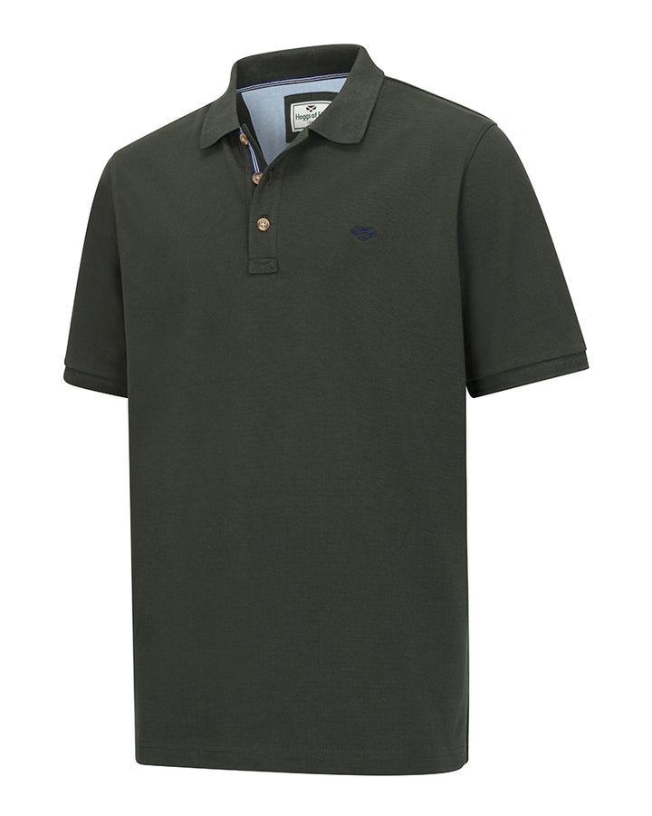 Newton Pique Polo Shirt, olivengrøn