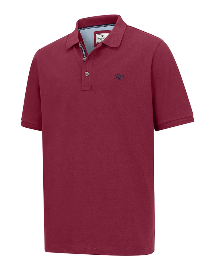 Newton Pique Polo Shirt, vinrød bordeaux