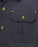 Huntly Waxed Canvas Utility Overshirt, midnatsblå