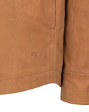 Huntly Waxed Canvas Utility Overshirt, tan lysebrun