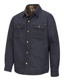 Huntly Waxed Canvas Utility Overshirt, midnatsblå