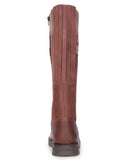 Letham Ladies Country Boot vandtæt langskaftet støvle, oxblood brun