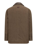 Balerno Waxed Barn Coat fritidsjakke med ternet for