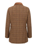 Eden Ladies Field Coat tweed jakke, bracken/wildberry