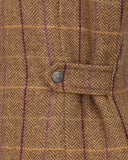 Eden Ladies Field Coat tweed jakke, bracken/wildberry