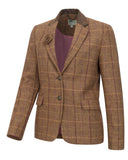 Eden Tweed Hacking Jacket, bracken/wildberries
