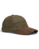 Kingussie tweed baseball cap, grøn/blå