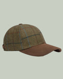 Kingussie tweed baseball cap, grøn/blå