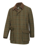 Kingussie Tweed Field Coat skydejakke, grøn/blå