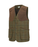 Kingussie tweed shooting vest, grøn/blå
