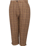 Eden ladies tweed breeks knæbukser, bracken/wildberries
