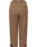 Eden ladies tweed breeks knæbukser, bracken/wildberries