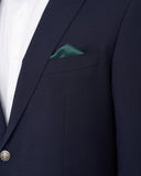 Club blazer herre regular fit, uld, marineblå