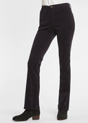 Elderflower, marineblå, ladies boot cut fløjlsbukser, babyfløjl m. stretch