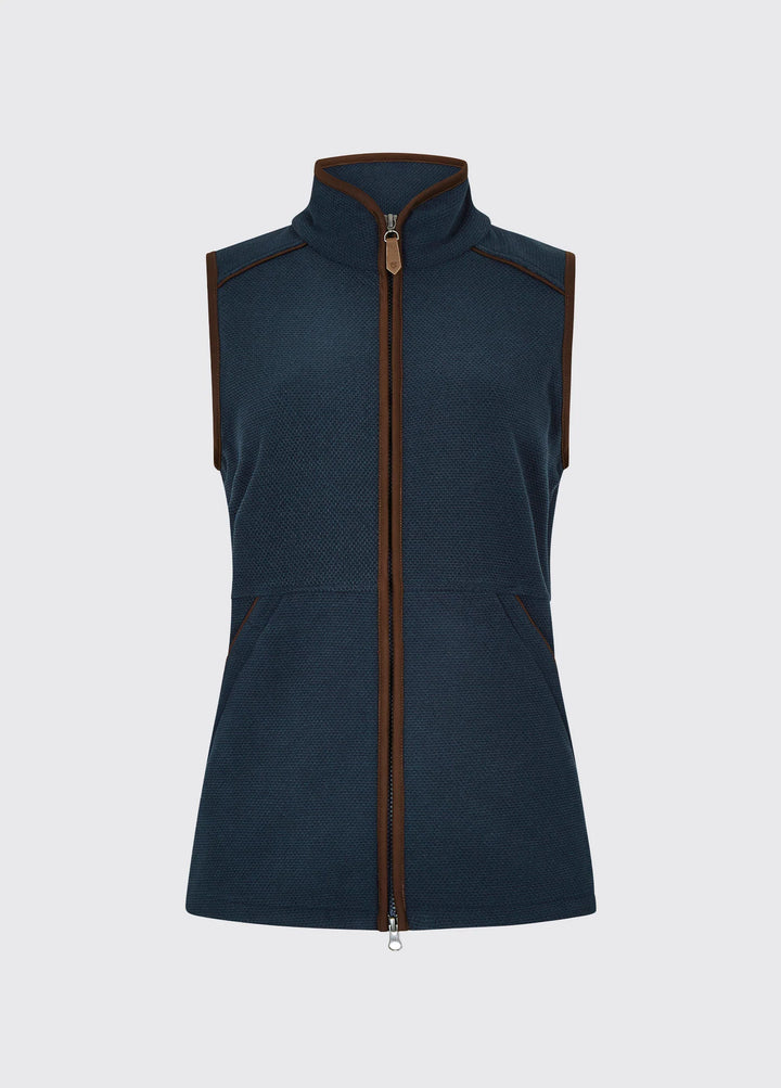 Carbury Women's Fleece Gilet, Navy marineblå