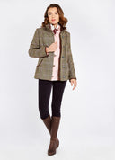 Downpatrick Ladies Knee-high læderstøvle, Old Rum brun