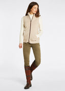 Sheedy Ladies Knitted Bodywarmer, oat