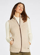 Sheedy Ladies Knitted Bodywarmer, oat