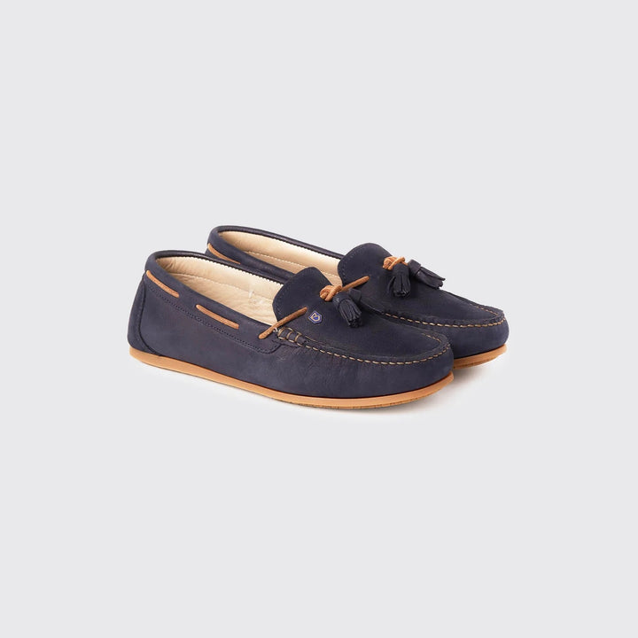 Jamaica Loafer sejlersko, dame, ruskind, navy marineblå