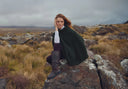 Kilronan Women’s Merino Poncho, olivengrøn
