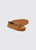 Dubarry Rosslare Ladies Moccasin Brown Slipper sutsko, ruskind, sand