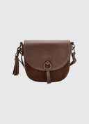 Crossgar Saddlebag, læder/ruskind, cigar