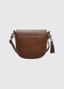 Crossgar Saddlebag, læder/ruskind, cigar