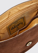 Crossgar Saddlebag, læder/ruskind, cigar
