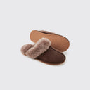 Dubarry Rockmill Ladies Mule Slippers sutsko, ruskind, cigarbrun