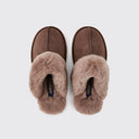 Dubarry Rockmill Ladies Mule Slippers sutsko, ruskind, cigarbrun
