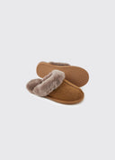 Dubarry Rockmill Ladies Mule Slippers sutsko, ruskind, sandfarvet