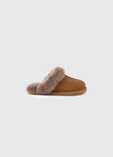 Dubarry Rockmill Ladies Mule Slippers sutsko, ruskind, sandfarvet