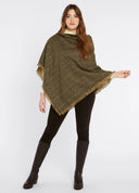 Hazelwood Tweed Poncho, Thistle
