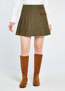 Blossom tweed skirt nederdel, Heath