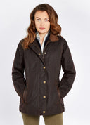 Mountrath, Java, Ladies Waxed Jacket PRIMALOFT foret